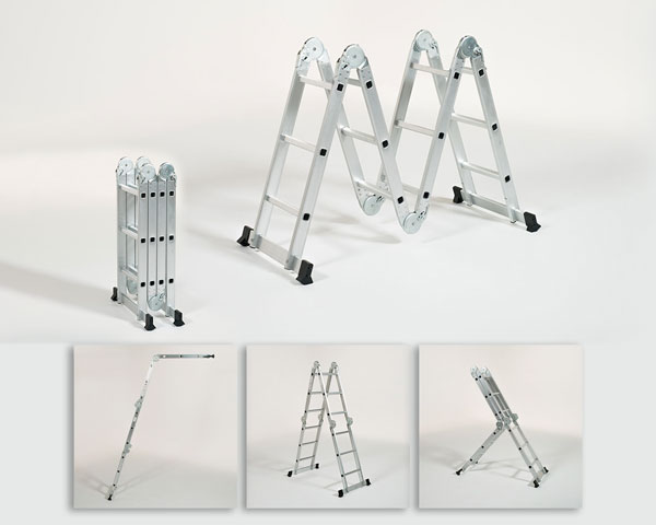 Multiple Ladder: Scala allungabile multiposizione per i tuoi lavori in casa 